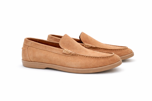 Premium Suede Loafers – Tan Brown