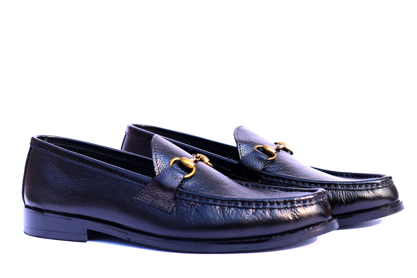 The "Cavendish" Grain Leather Horsebit Loafers
